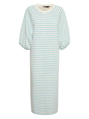 Soaked in Luxury Sukienka "Inge" w kolorze błękitno-białym rozmiar: XL