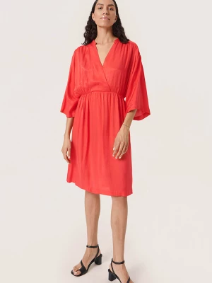 Soaked in Luxury Sukienka "Obelia" w kolorze czerwonym rozmiar: S