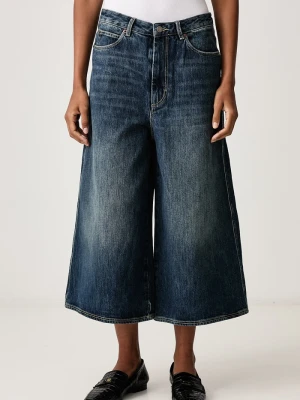 Soeur jeansy wide leg damskie JOYCE niebieski