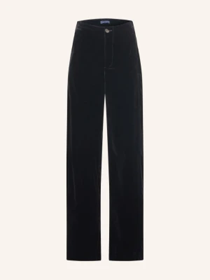 Soeur Spodnie Typu Marlena Celestin Z Aksamitu schwarz CZARNY