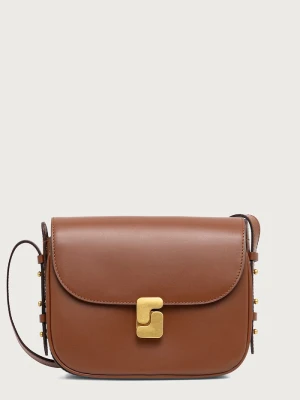 Soeur torebka crossbody damska skórzana BELLISSIMA MINI brązowy