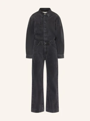 Sofie Schnoor Jeansowy Kombinezon Joellesw schwarz