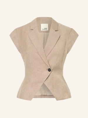 Sofie Schnoor Kamizelka Blezerowa Majsesw Z Lnem beige