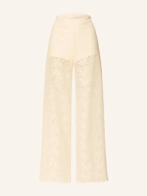 Sofie Schnoor Spodnie Marlene Ivysw Z Koronki beige