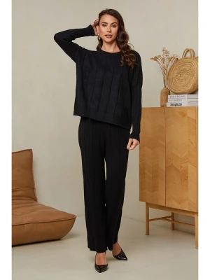 Soft Cashmere 2-częściowy zestaw w kolorze czarnym rozmiar: 38/40