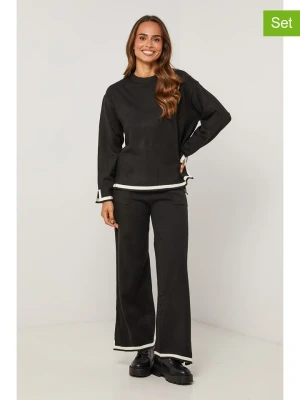 Soft Cashmere 2-częściowy zestaw w kolorze czarnym rozmiar: 40 / 42