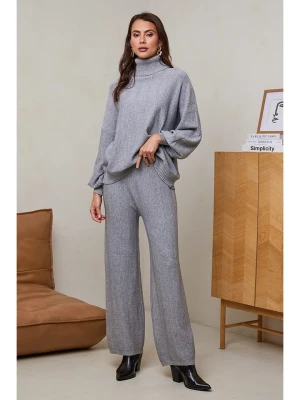 Soft Cashmere 2-częściowy zestaw w kolorze szarym rozmiar: 34/36