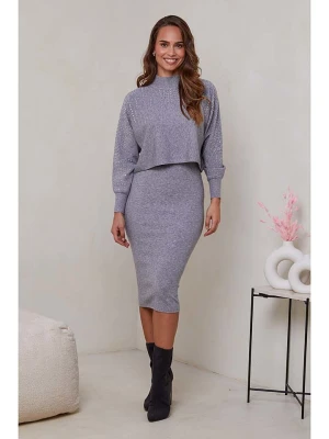 Soft Cashmere 2-częściowy zestaw w kolorze szarym rozmiar: 38/40