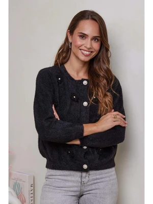 Soft Cashmere Kardigan w kolorze czarnym rozmiar: 38/40