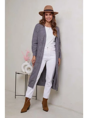 Soft Cashmere Kardigan w kolorze szarym rozmiar: 38/40