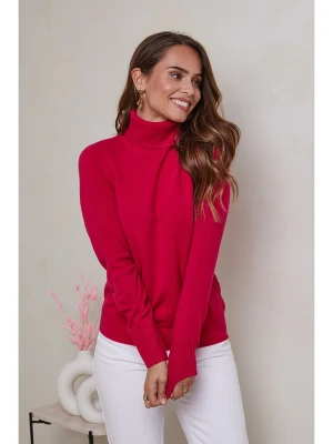 Zdjęcie produktu Soft Cashmere Kaszmirowy golf w kolorze czerwonym rozmiar: S