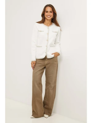 Soft Cashmere Kurtka przejściowa w kolorze białym rozmiar: 36/38