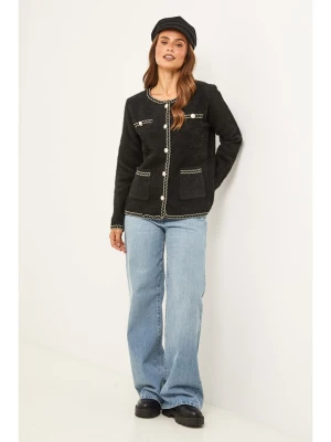 Soft Cashmere Kurtka przejściowa w kolorze czarnym rozmiar: 40/42