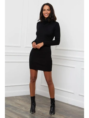 Soft Cashmere Sukienka dzianinowa w kolorze czarnym rozmiar: 38/40