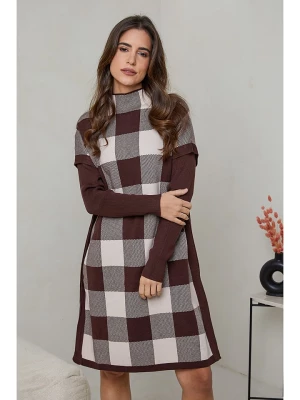 Soft Cashmere Sukienka w kolorze beżowo-brązowym rozmiar: 38/40