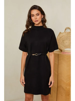 Soft Cashmere Sukienka w kolorze czarnym rozmiar: 34/36