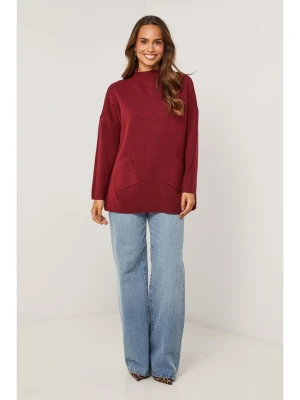 Soft Cashmere Sweter w kolorze bordowym rozmiar: 34 / 36
