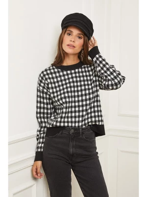 Soft Cashmere Sweter w kolorze czarno-białym rozmiar: 34/36