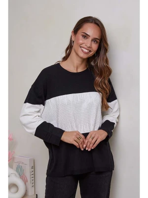 Soft Cashmere Sweter w kolorze czarno-białym rozmiar: 38/40