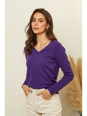Soft Cashmere Sweter w kolorze fioletowym rozmiar: 36