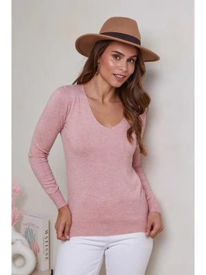 Zdjęcie produktu Soft Cashmere Sweter w kolorze jasnoróżowym rozmiar: 38/40