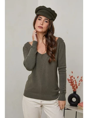 Soft Cashmere Sweter w kolorze khaki rozmiar: 34/36