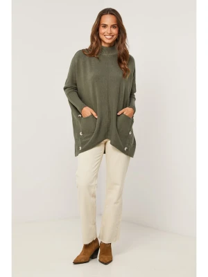 Zdjęcie produktu Soft Cashmere Sweter w kolorze khaki rozmiar: 34/36