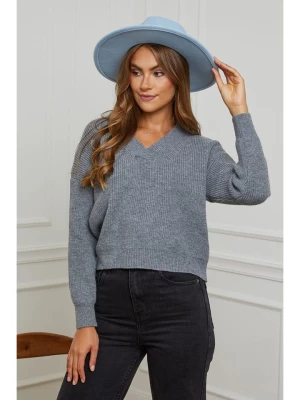 Soft Cashmere Sweter w kolorze szarym rozmiar: 38/40