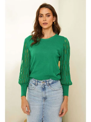 Soft Cashmere Sweter w kolorze zielonym rozmiar: 34/36