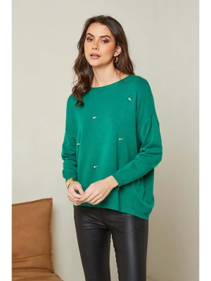 Soft Cashmere Sweter w kolorze zielonym rozmiar: 34/36