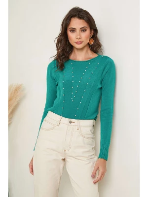 Soft Cashmere Sweter w kolorze zielonym rozmiar: 38/40