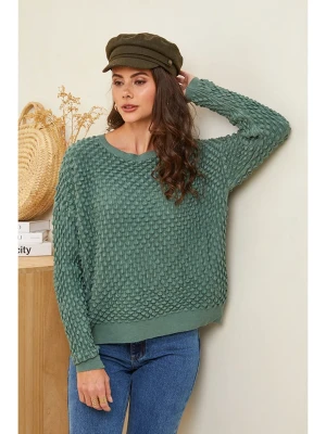 Soft Cashmere Sweter w kolorze zielonym rozmiar: 38/40