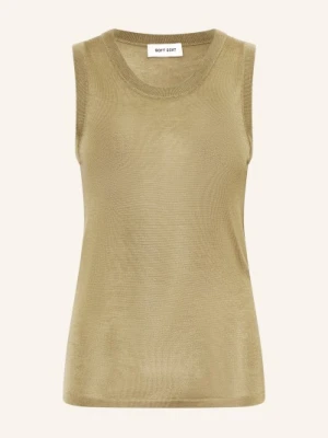 Soft Goat Dzianinowy Top Z Jedwabiu Z Dodatkiem Kaszmiru gruen