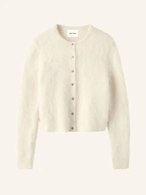 Soft Goat Kardigan Z Alpaki weiss