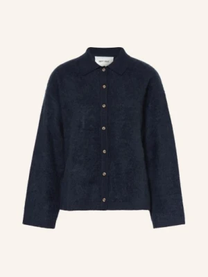 Soft Goat Kardigan Z Kaszmiru blau