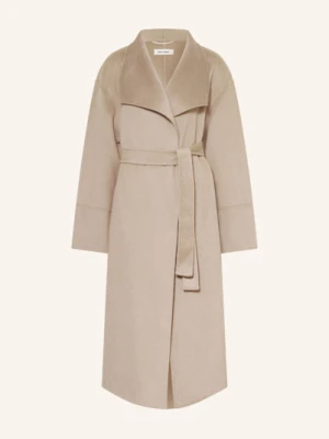 Soft Goat Płaszcz Wełniany beige