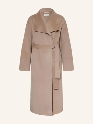 Soft Goat Płaszcz Wełniany beige