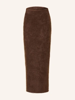 Soft Goat Spódnica Z Dzianiny Z Kaszmiru braun