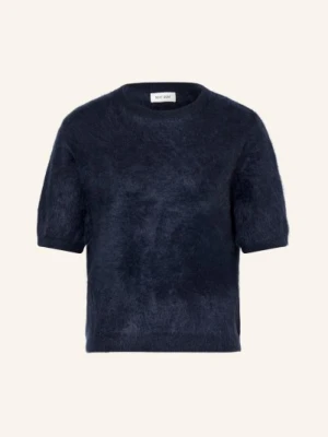 Soft Goat Sweter Z Dzianiny Kaszmirowej blau