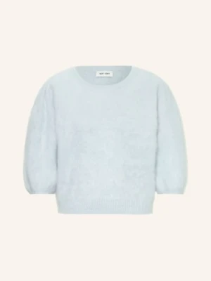 Soft Goat Sweter Z Dzianiny Kaszmirowej blau