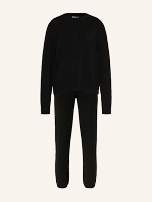 Soft Goat Zestaw: Sweter Z Kaszmiru I Spodnie Z Dzianiny Z Kaszmiru schwarz