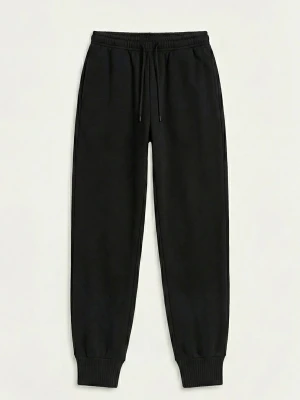 Soft Pants - czarne spodnie dresowe premium z wykończeniem anty-piling LAÏF