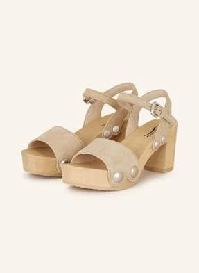 Softclox Sandały Na Obcasie Eilyn beige