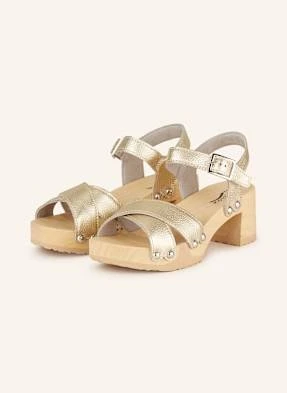 Softclox Sneakersy Hanne Z Ćwiekami gold