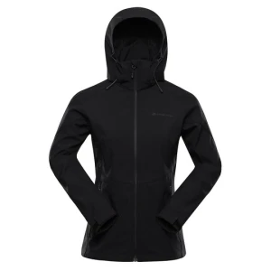 Softshell damski trekkingowy Gedera czarny Alpine Pro