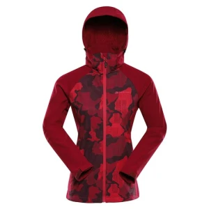 Softshell damski trekkingowy Hoora Alpine Pro czerwony
