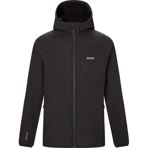 Softshell męski Ossek Regatta Czarny