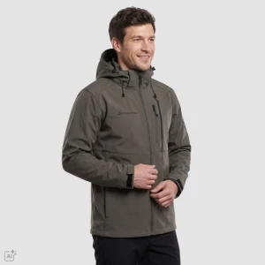 Softshell męski trekkingowy Hoor 2 zielony Alpine Pro