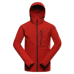 Softshell męski trekkingowy windbarrier 8000 Hoor Alpine Pro bordowy