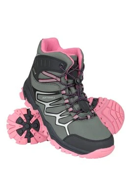 Softshell - wodoodporne buty dziecięce - Dark Green Mountain Warehouse